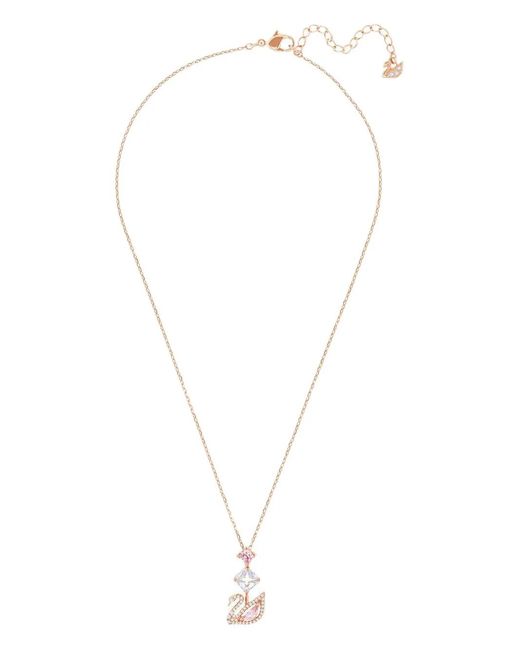 Swarovski White Crystal-Embellished Necklace