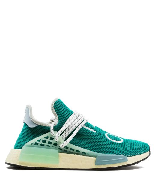 Adidas Green X Pharrell Nmd Hu "Dash" Sneakers