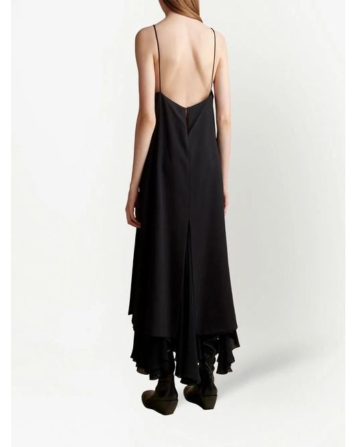 Khaite Black The Clover Maxi Dress