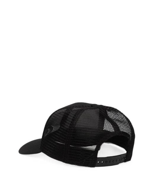 Dickies Black Irondale Logo-Patch Trucker Cap