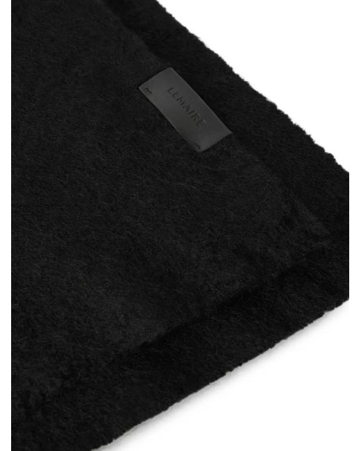 Lemaire Black Fluffy Scarf