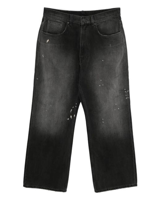 CROQUIS Straight Jeans Met Gerolde Afwerking in het Gray voor heren