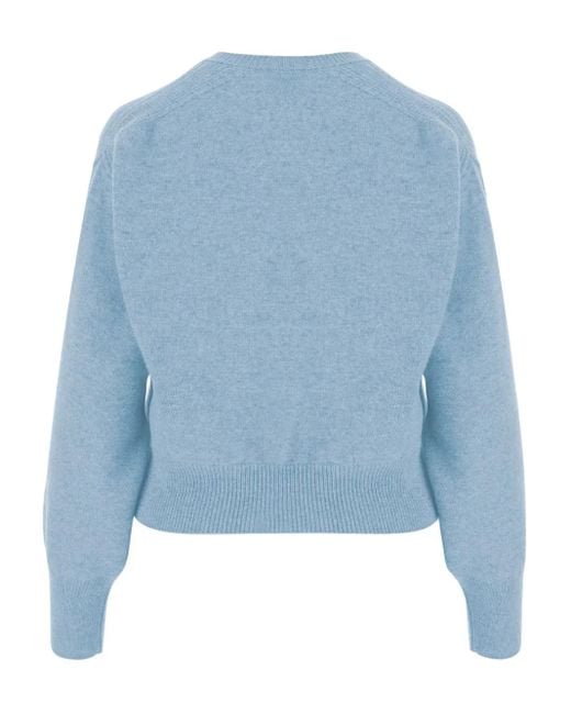 Sa Su Phi Blue Crew Neck Cashmere Sweater