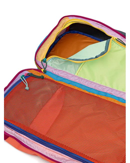 COTOPAXI Orange Logo-Detail Zip-Top Backpack