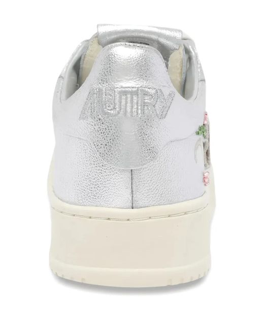 Autry White Dallas Low Sneakers