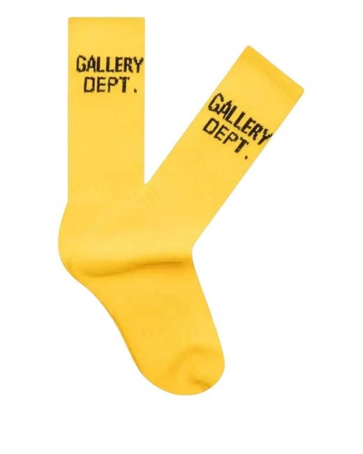 GALLERY DEPT. Yellow Clean Socks