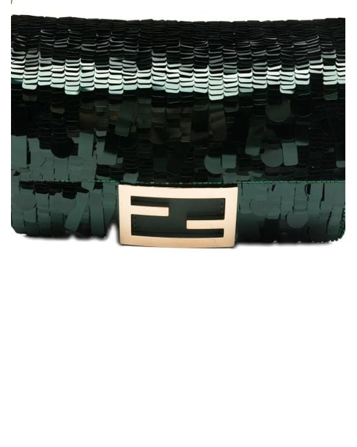 Borsa Tote Baguette Mini di Fendi in Black