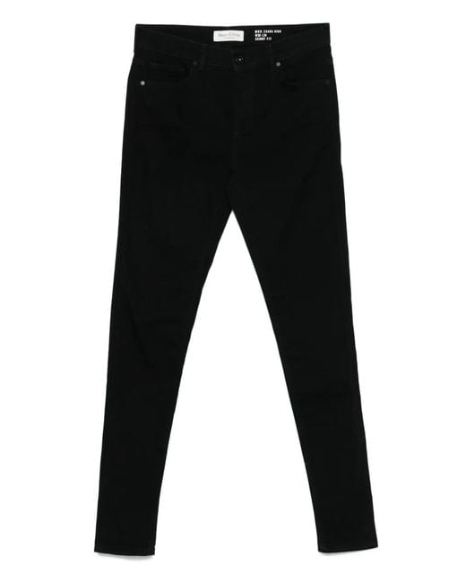 Marc O' Polo Black Button-Fastening Skinny Jeans for men