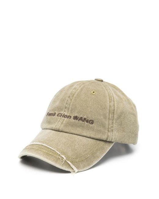 Feng Chen Wang Natural Denim Baseball Cap for men