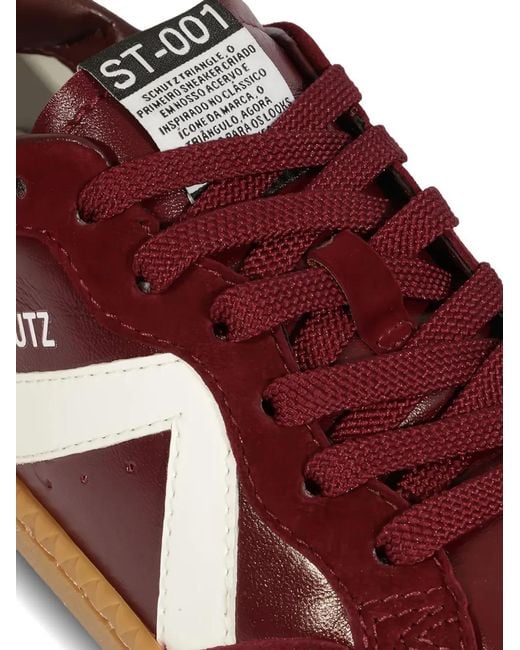SCHUTZ SHOES Brown 30Mm Panelled Low-Top Sneakers