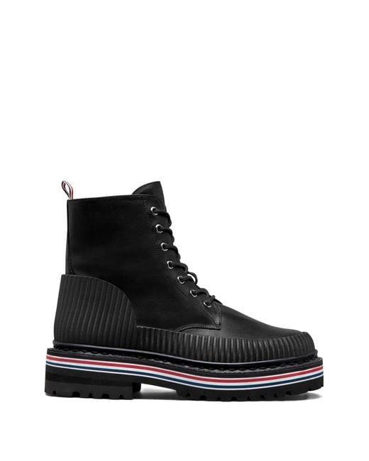 Stivaletti Stringati di Thom Browne in Black