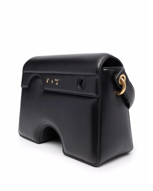 Off-White c/o Virgil Abloh Black Burrow 27 Shoulder Bag