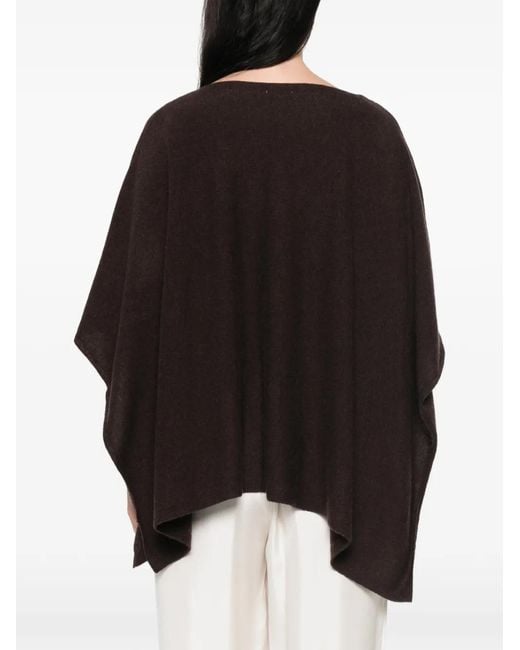 Not Shy Black Pamina Cashmere Poncho
