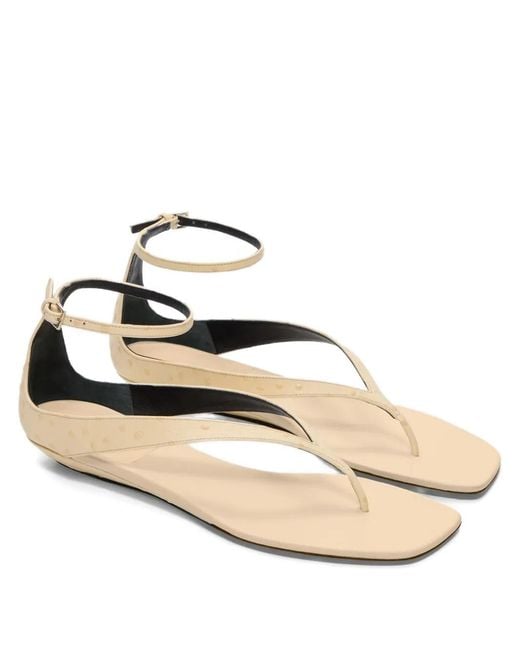 Loulou de Saison Metallic Niham Ankle-Strap Sandals