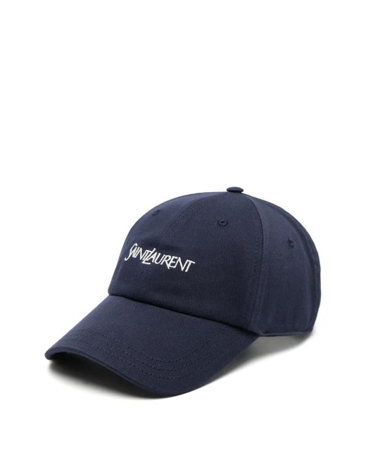 Saint Laurent Baseballkappe Mit Logo in Blue für Herren
