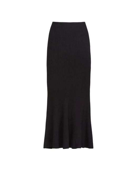 Toccin Black Lynn Pull-On Midi Skirt