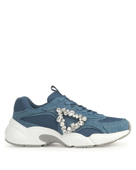 Sergio Rossi Blue Sr 0024 Precious Sneakers