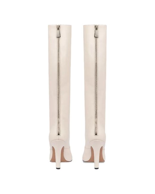 Paris Texas White Elsa Pointed Boots