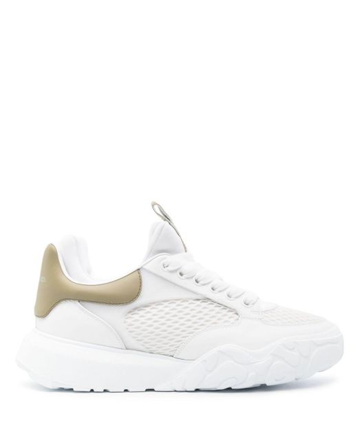 Baskets à semelle épaisse Alexander McQueen pour homme en coloris Blanc |  Lyst