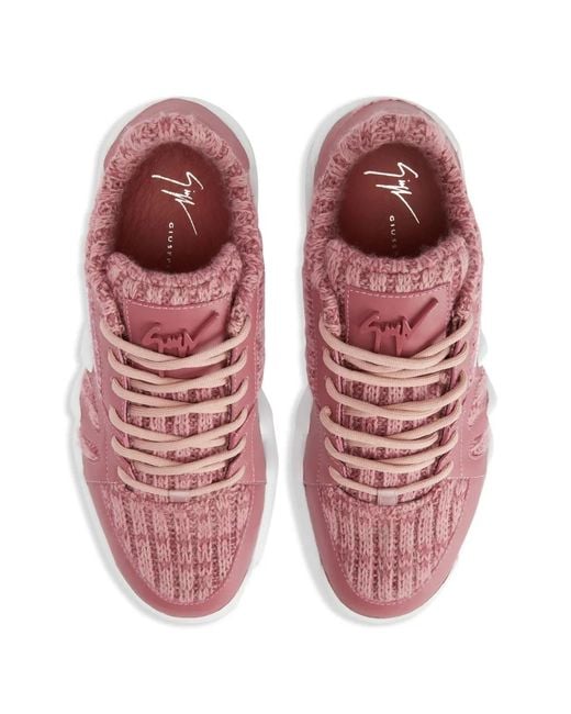 Giuseppe Zanotti Pink Trainers