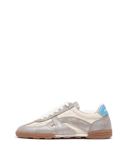 Bimba Y Lola White 13 16 Lace-Up Fastening Sneakers