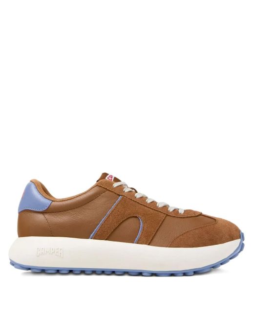Camper Pelotas Athens Leren Suède Sneakers in het Brown voor heren