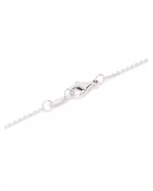 Leo Pizzo Blue 18Kt Flora Diamond And Sapphire Necklace