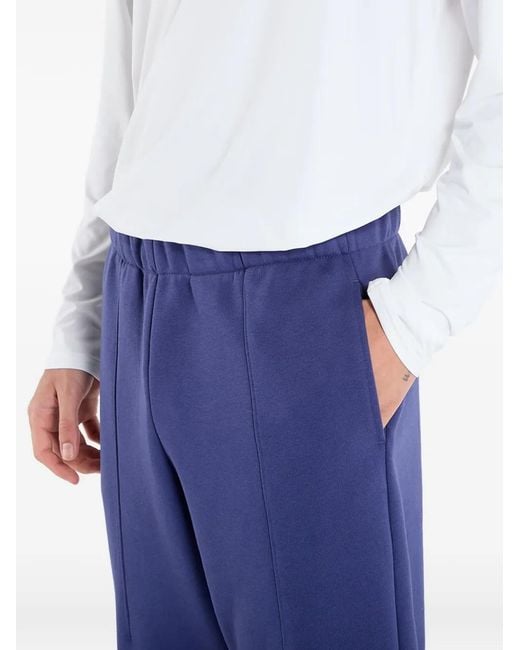 On Shoes Blue Club Pintuck-Detail Track Pants for men
