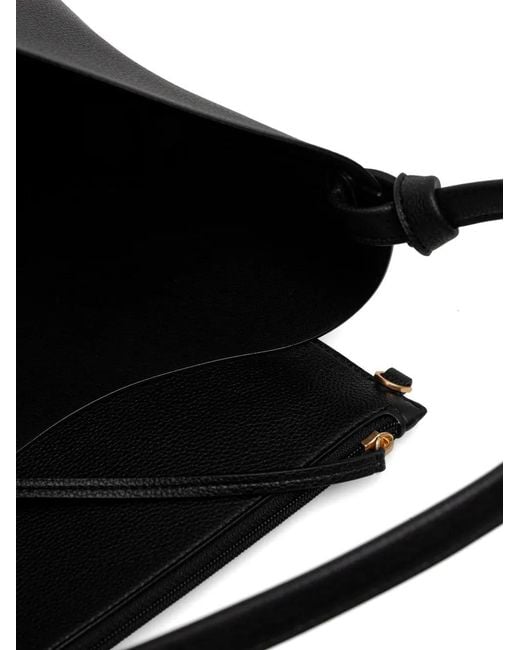 DKNY Black Logo-Plaque Tote Bag