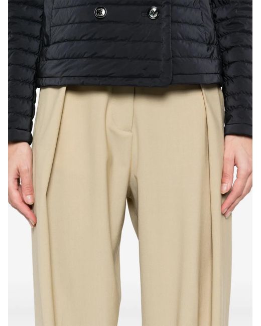 Moncler Natural Logo-Patch Trousers