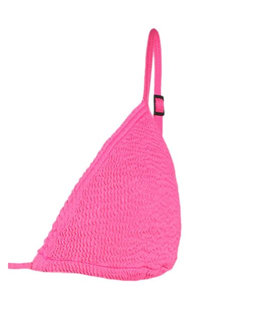 BOUND Pink Luana Triangle Bikini Top