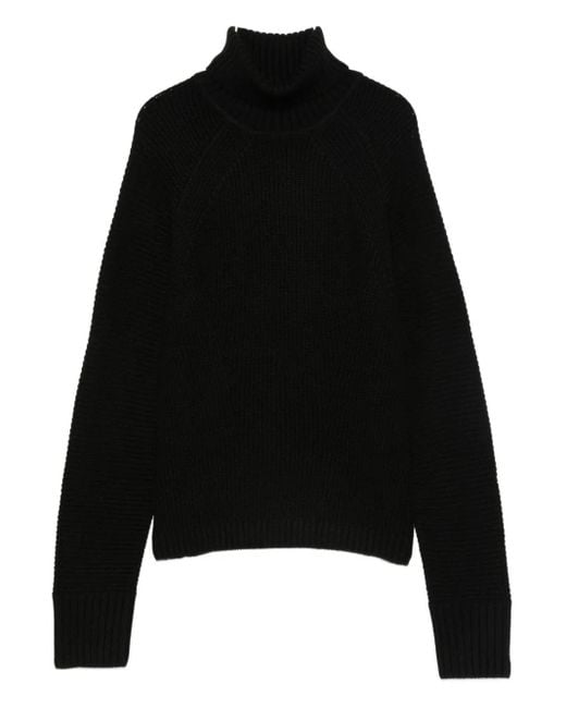 Patrizia Pepe Turtleneck Sweater Black