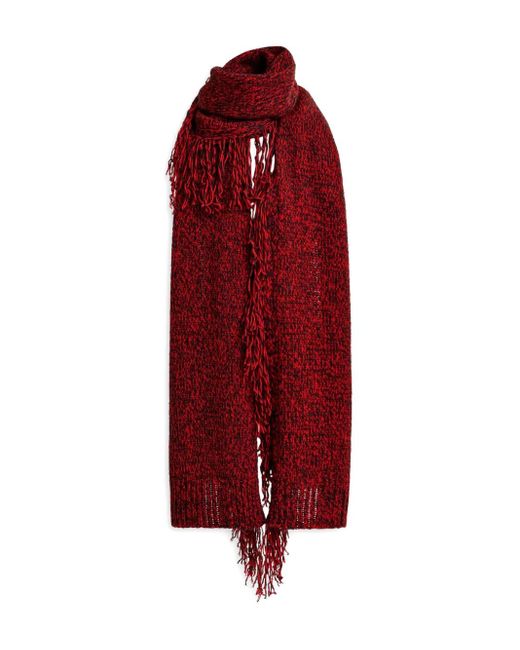 Essentiel Antwerp Red Decke mit Fransendetail