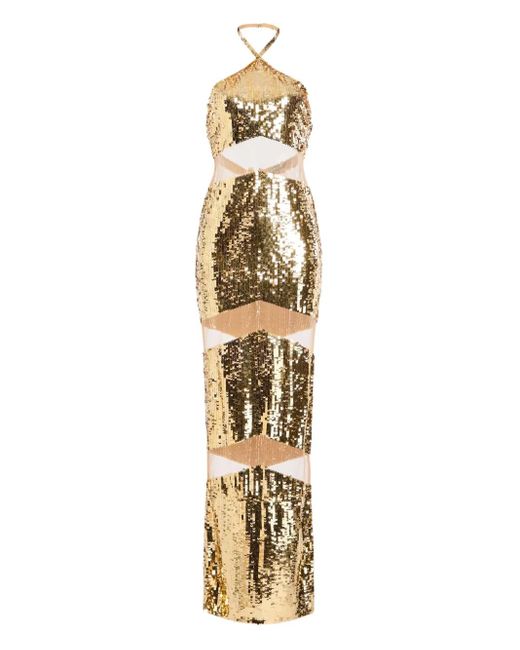 retroféte Metallic Kaeli Kleid