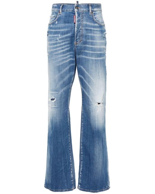 DSquared² Blue Stretch-Cotton Denim Jeans