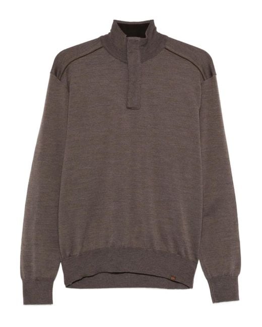 Paul & Shark Pullover mit Reißverschluss in Brown für Herren