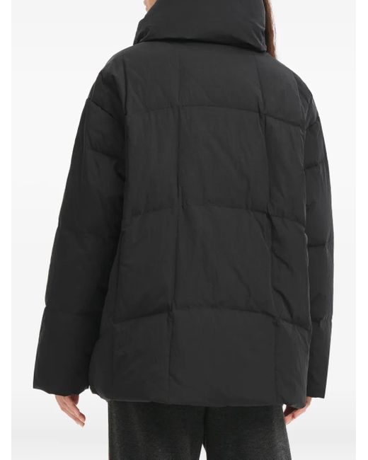 B+ AB Black Funnel-Neck Zip Jacket