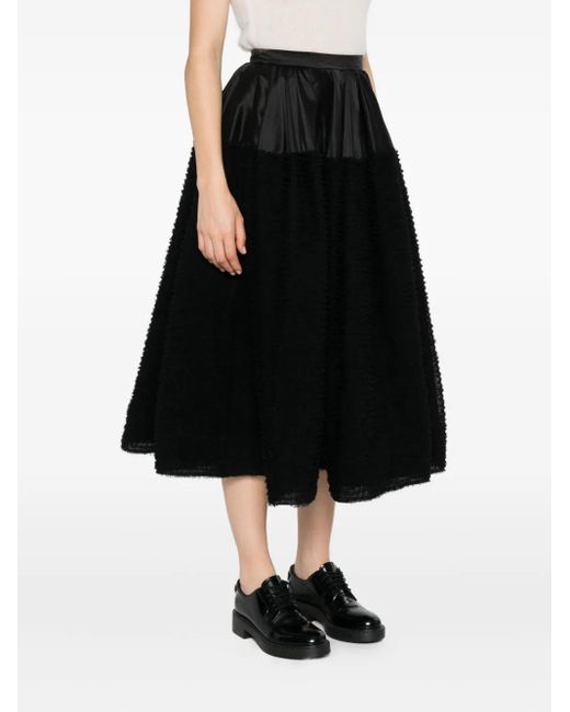 Viktor & Rolf Black Circle Frilled Skirt