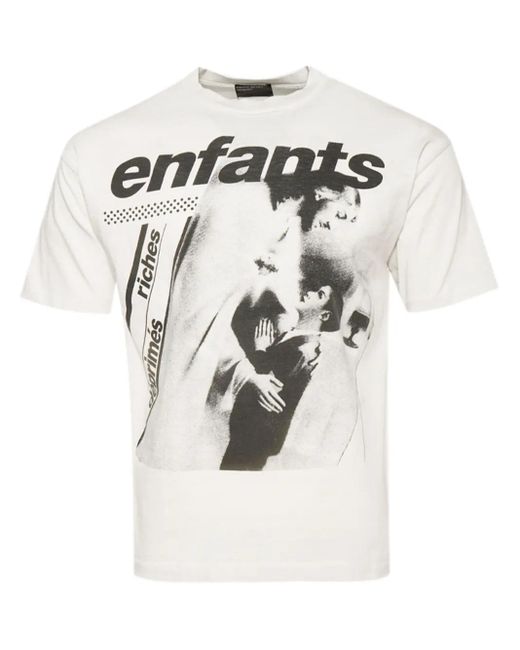 Enfants Riches Deprimes White Touched By Jesus T-Shirt for men