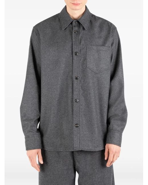 Societe Anonyme Chianti Hemd mit Tasche in Gray für Herren