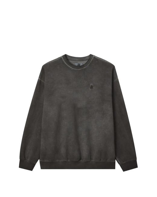 Izzue Gray Logo-Embossed Sweatshirt for men