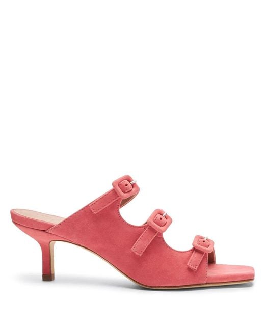 Scarosso Pink Manuela 60Mm Suede Sandals