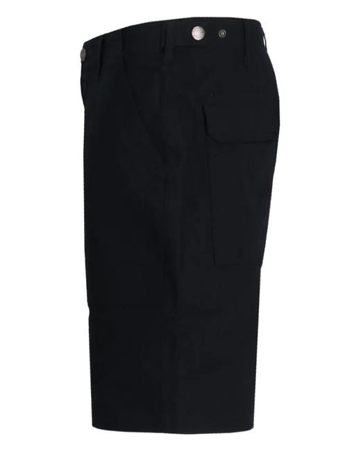 Deus Ex Machina Black Bermuda Shorts for men