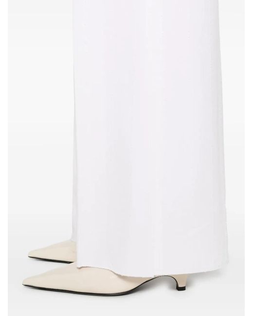 Tagliatore White Textured Suit