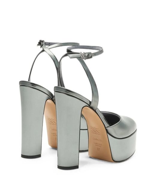 Casadei Metallic Sandales Patty Platform Interstella