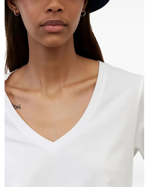 Marc O' Polo White V-Neck T-Shirt
