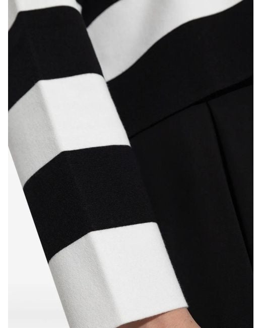 Max Mara Black Striped T-Shirt