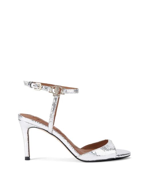 Kurt Geiger White Ankle Strap Sandals
