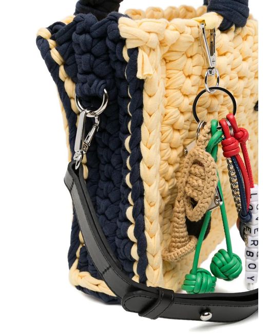 Charles Jeffrey Blue Instrument-Charm Tote Bag