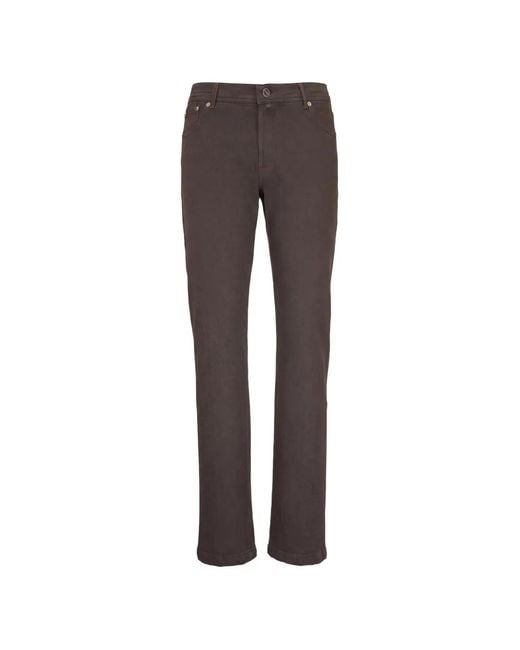 Vaqueros Rectos Kiton de hombre de color Gray
